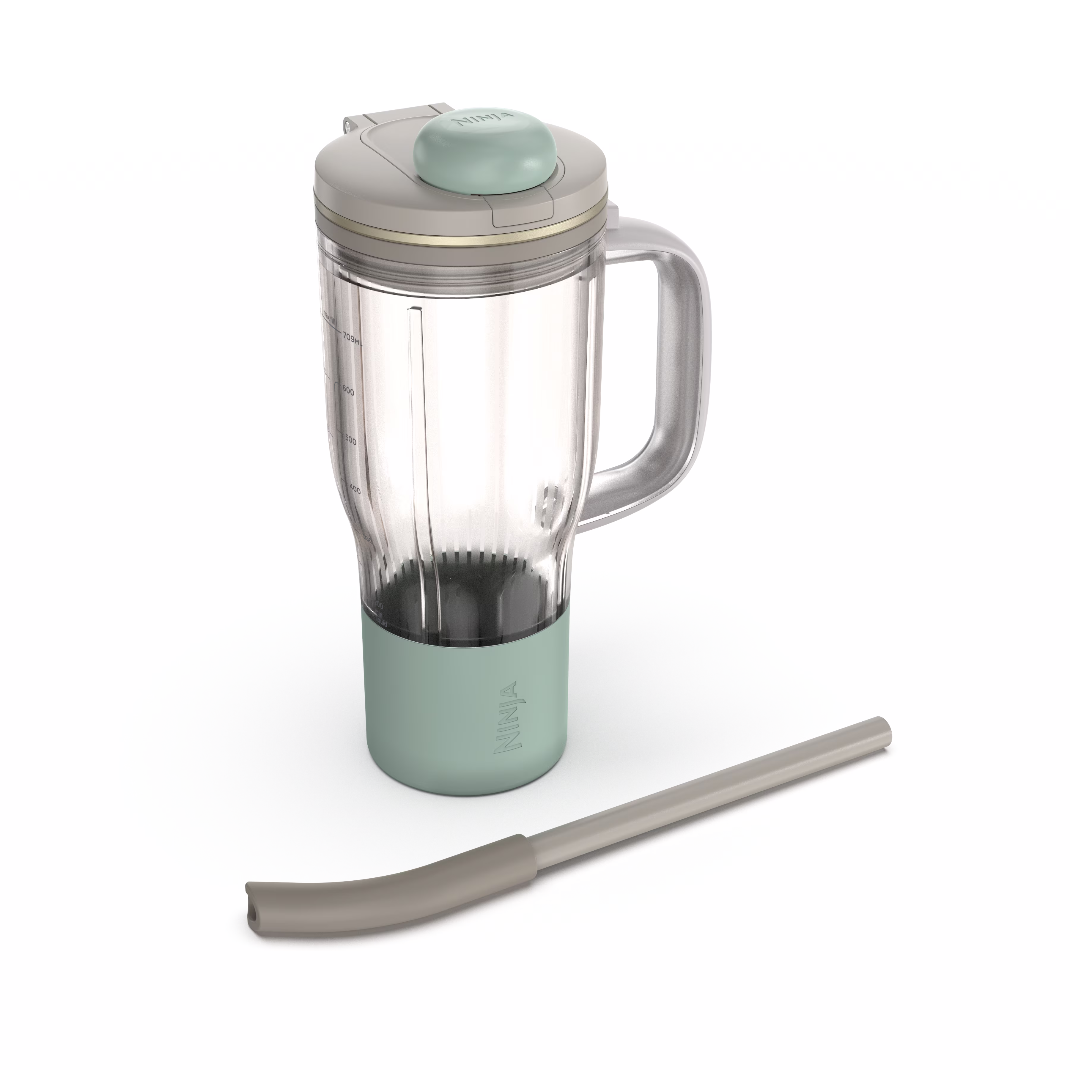 Ninja BlendBOSS 26oz Travel Tumbler and Straw in Stone
