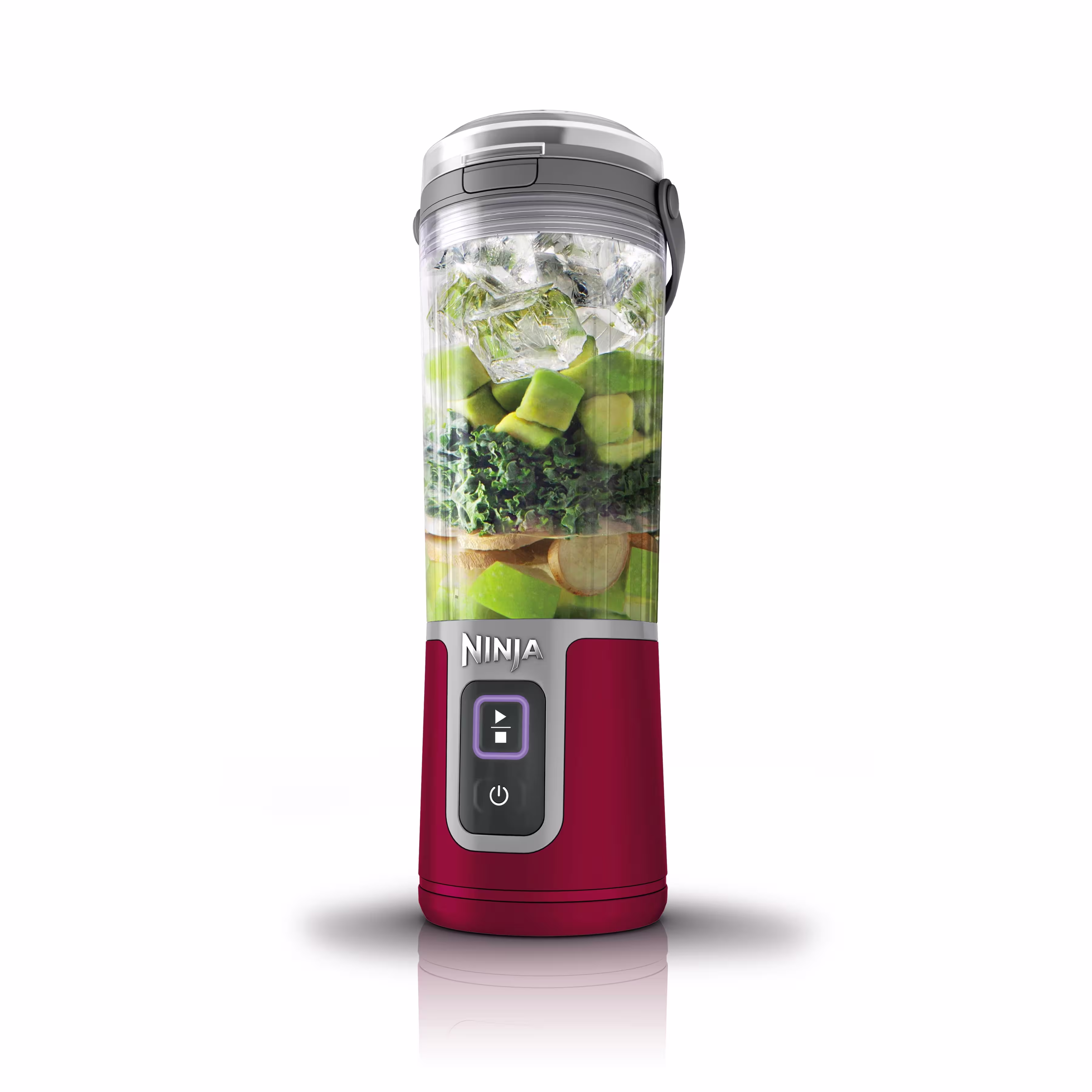 Ninja Blast 16 oz. Portable Blender with Leak Proof Lid and Easy Sip Spout, Cranberry Red