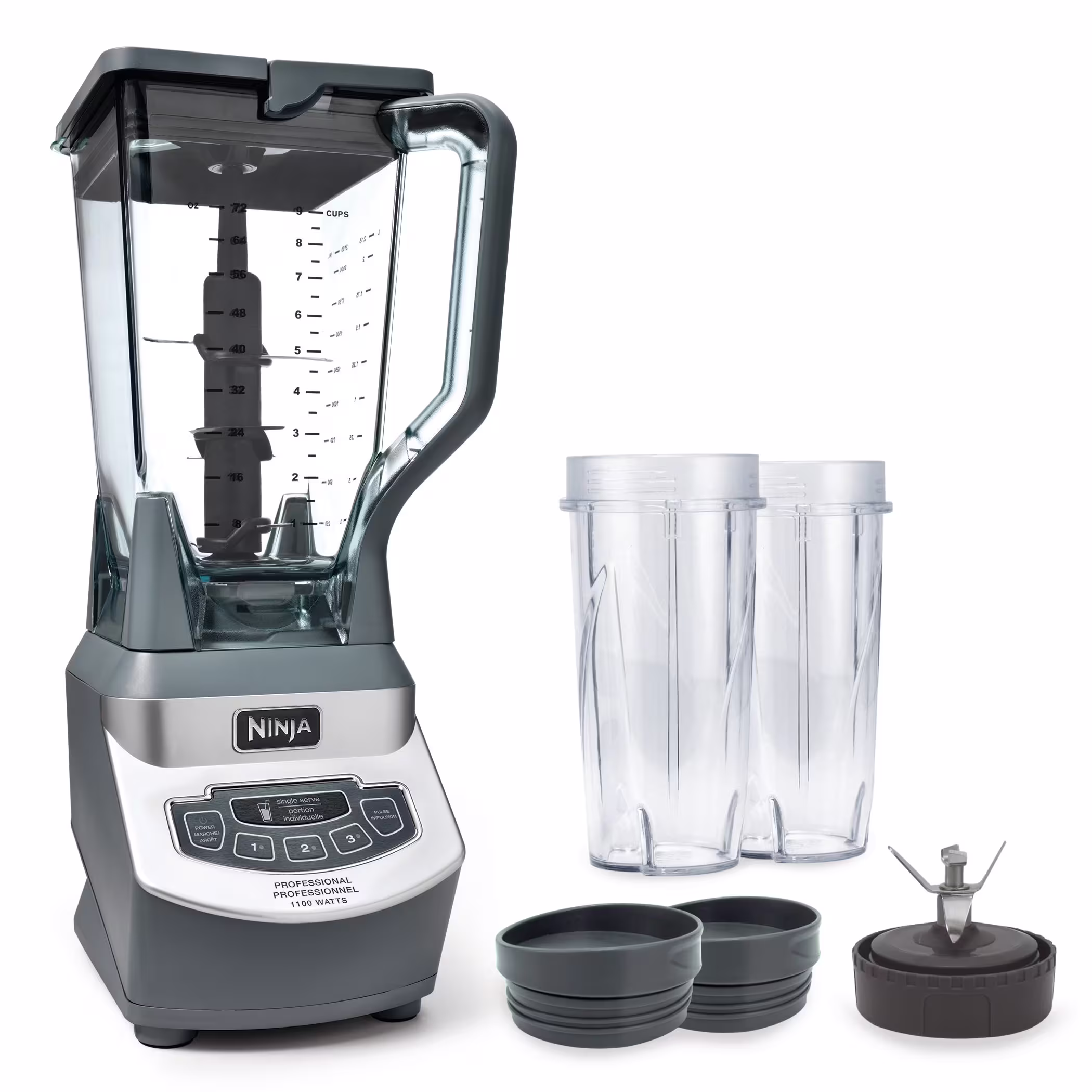 Ninja Professional & Personal Blender With Nutri Ninja Cups