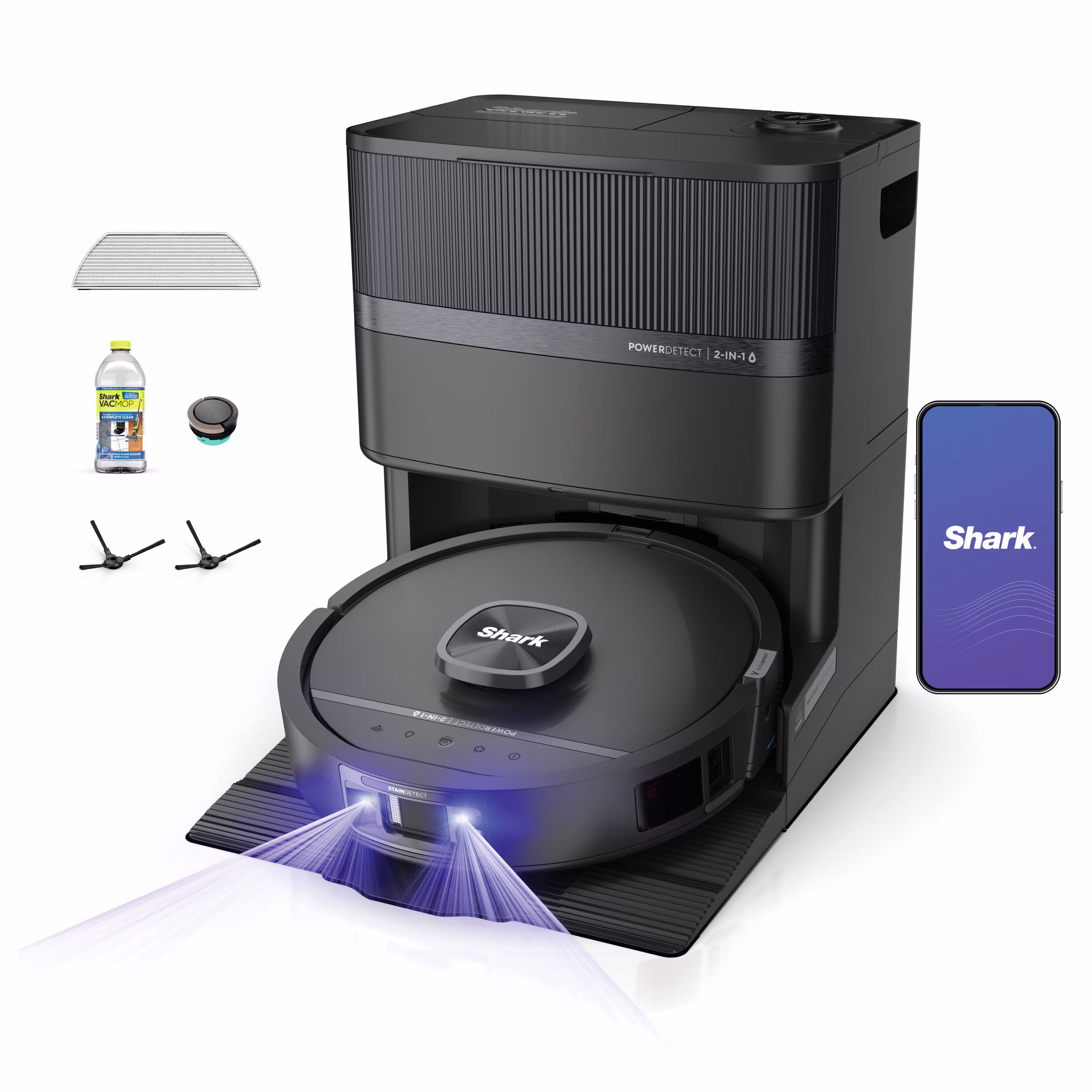 Shark PowerDetect UV Reveal 2-In-1 Vac & Mop in Black — Catalog Product