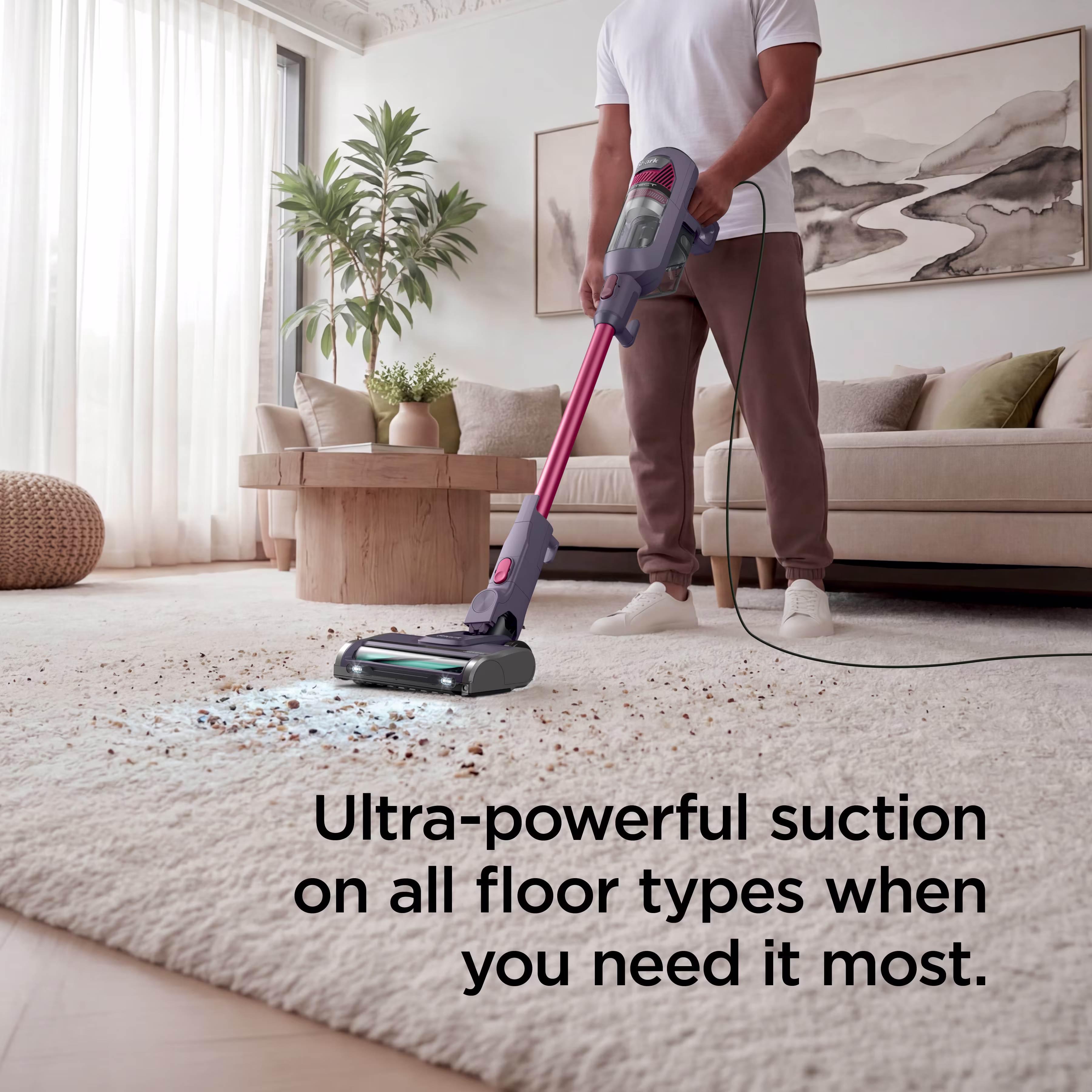 Shark Detect and Reveal Corded Stick Vacuum — Wrap - Image 2