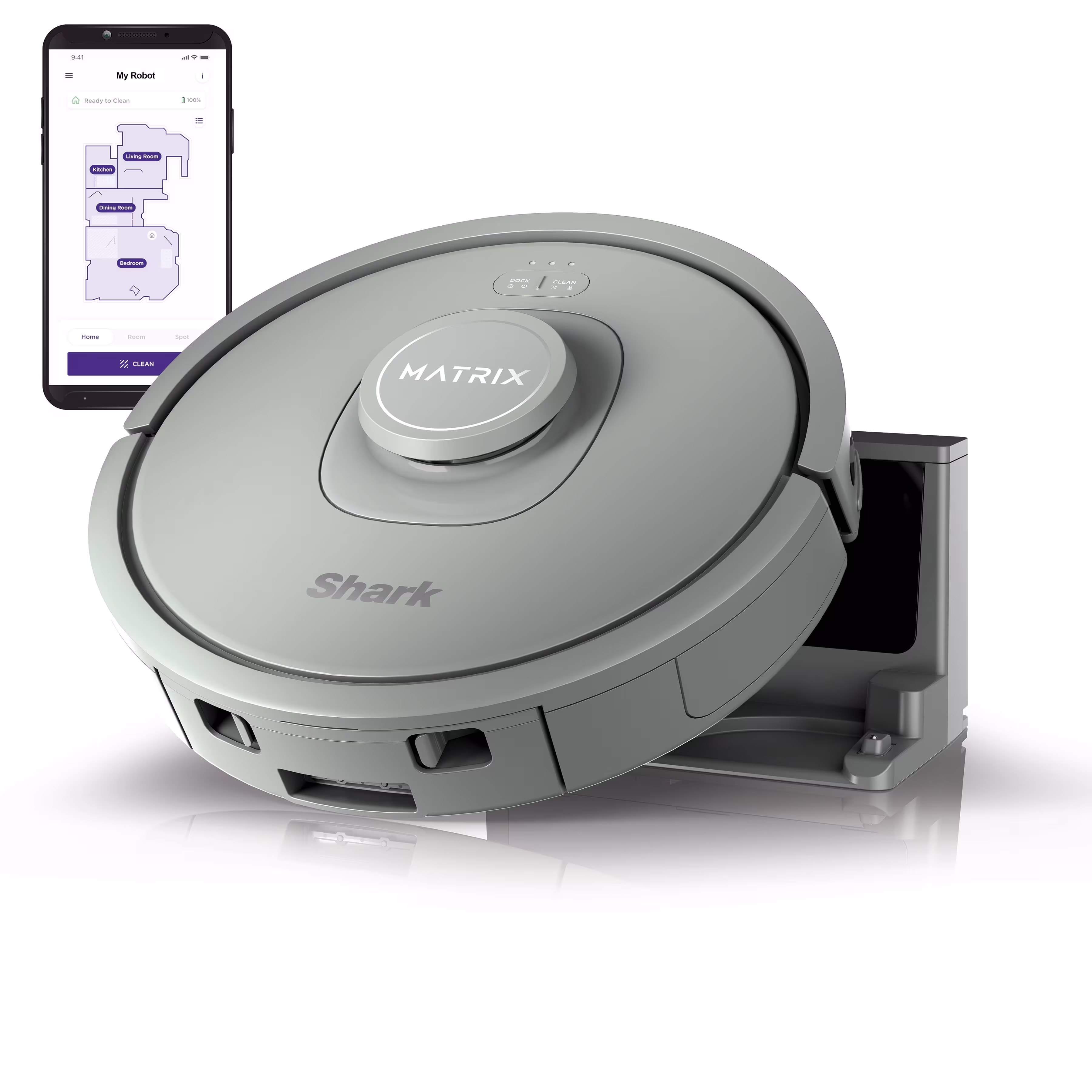 Shark Matrix Robot Vacuum — Can