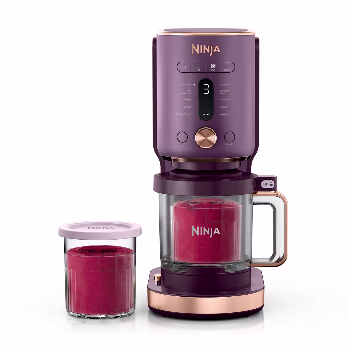Ninja CREAMi Deluxe 11-in-1 Ice Cream Maker in Plum