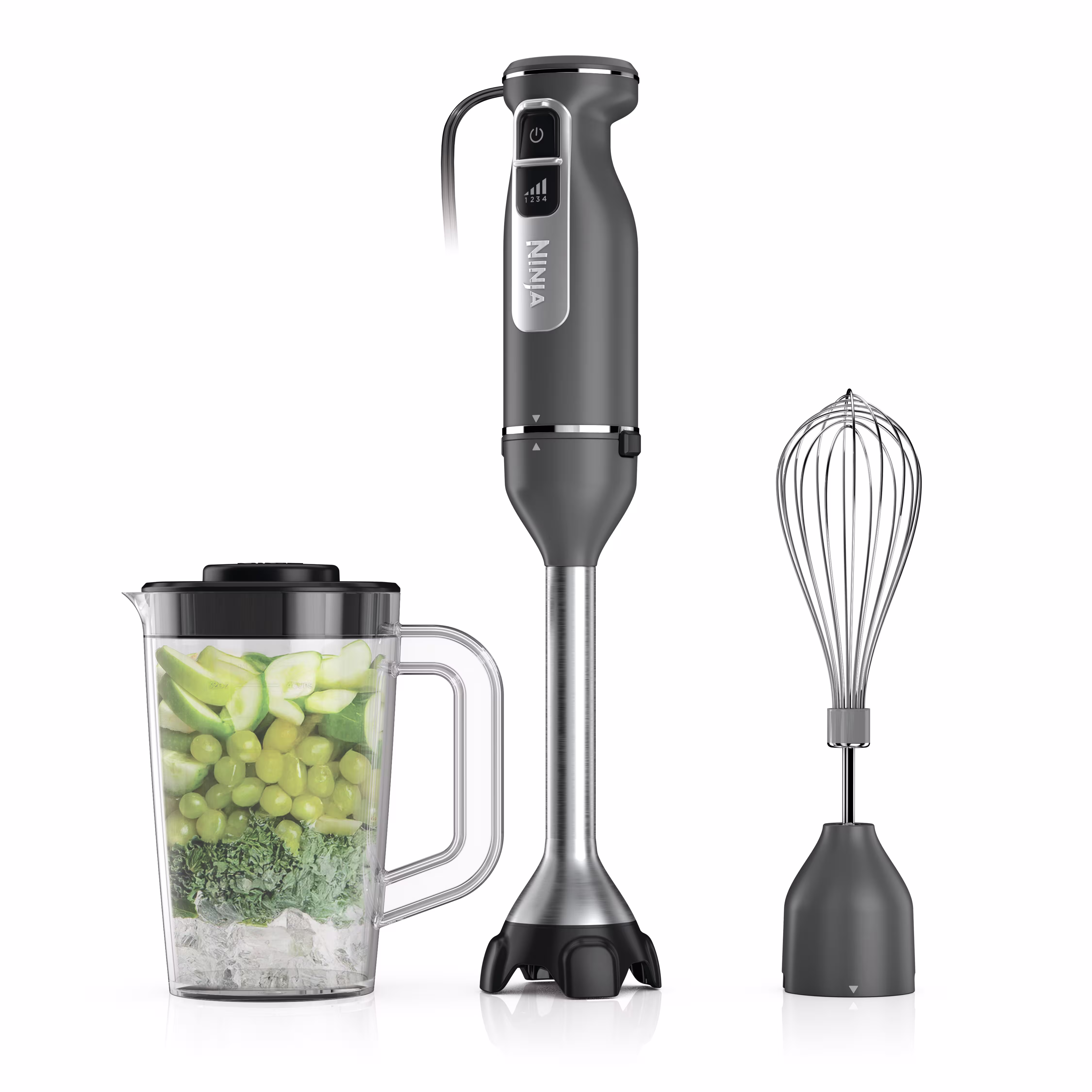 Ninja Power Duo Immersion Blender with Whisk (Dark Gray) — Catalog Product