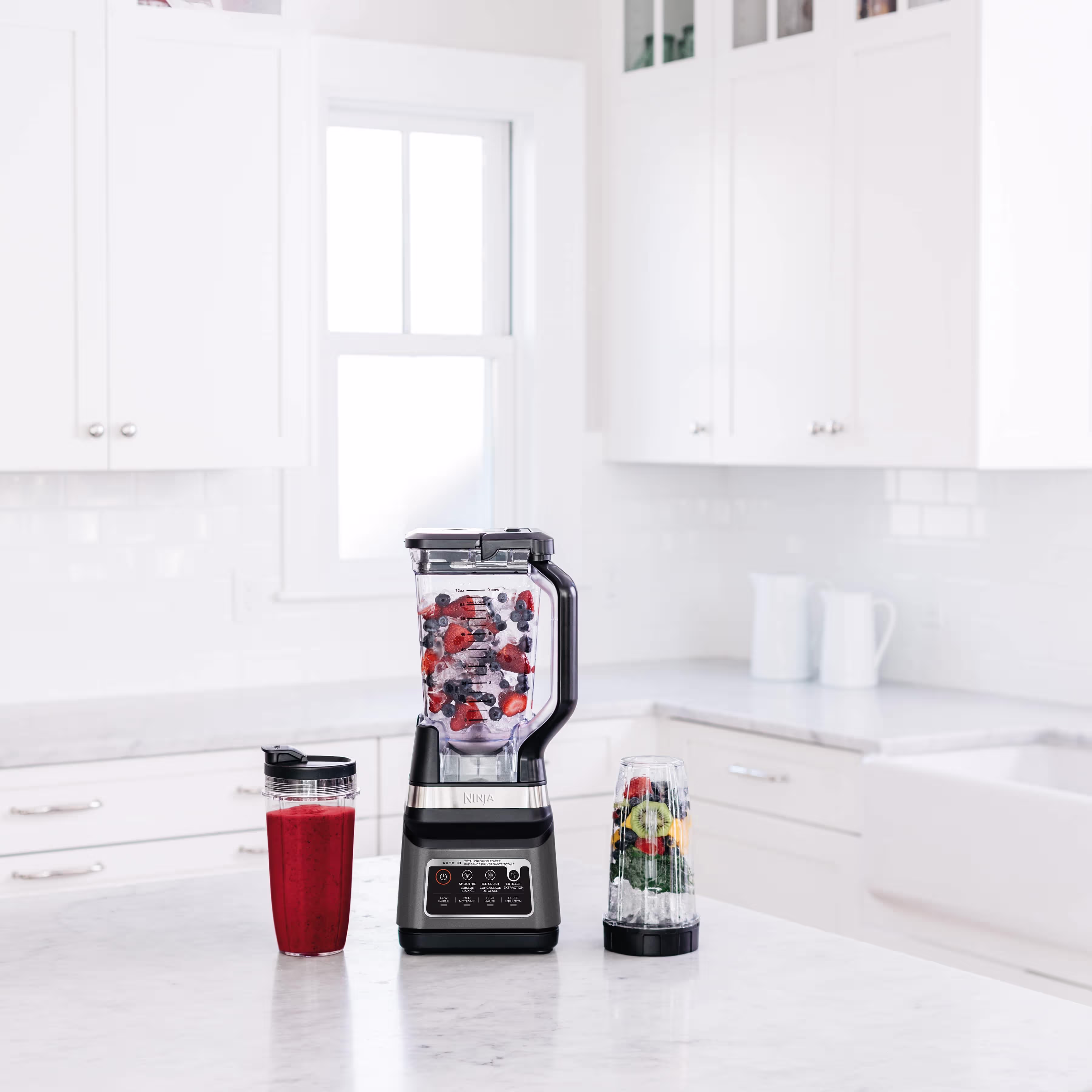 Ninja Professional Plus & Personal Blender DUO with Auto-iQ & Nutri Ninja Cups - Image 2