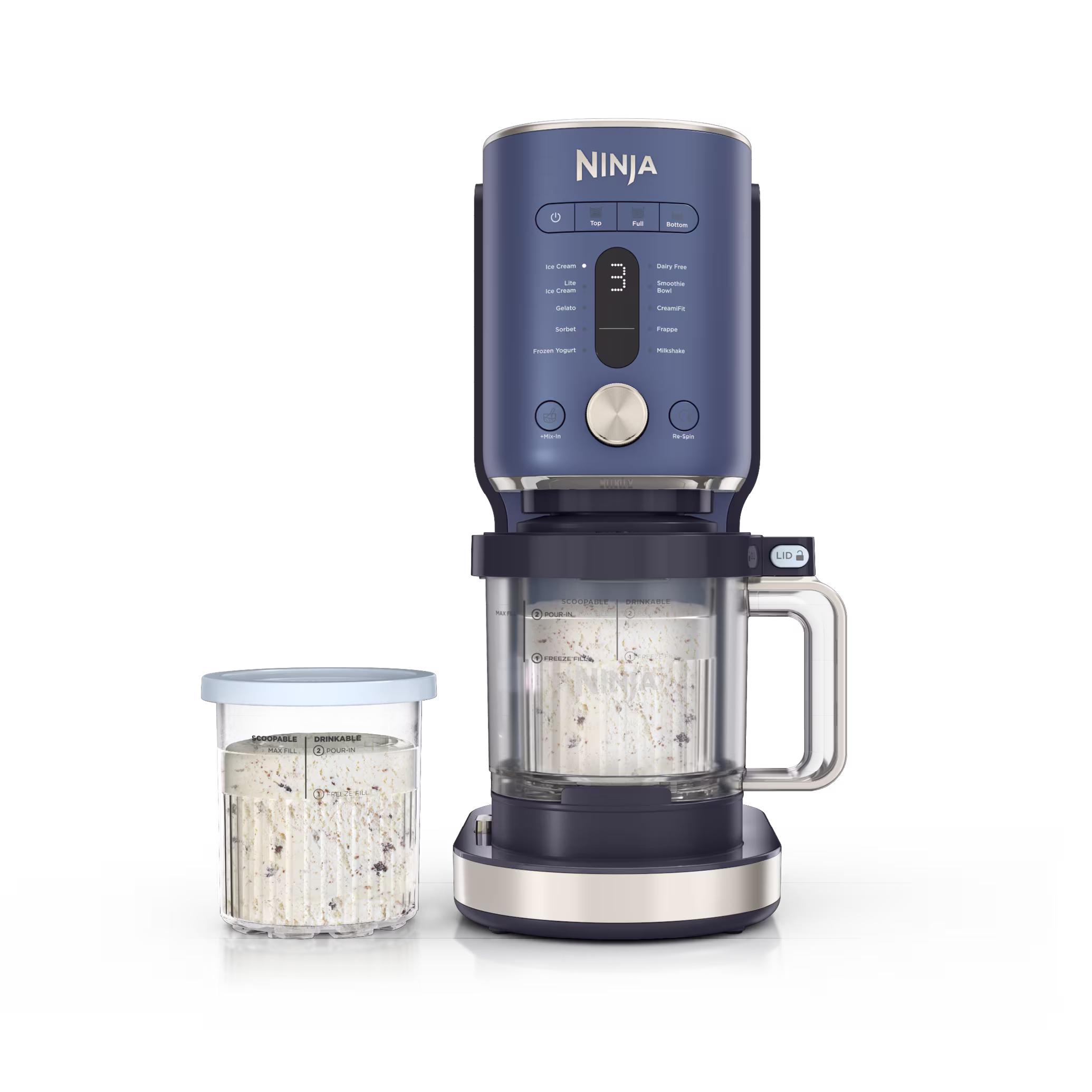 Ninja CREAMi Deluxe 11-in-1 Ice Cream Maker in Navy