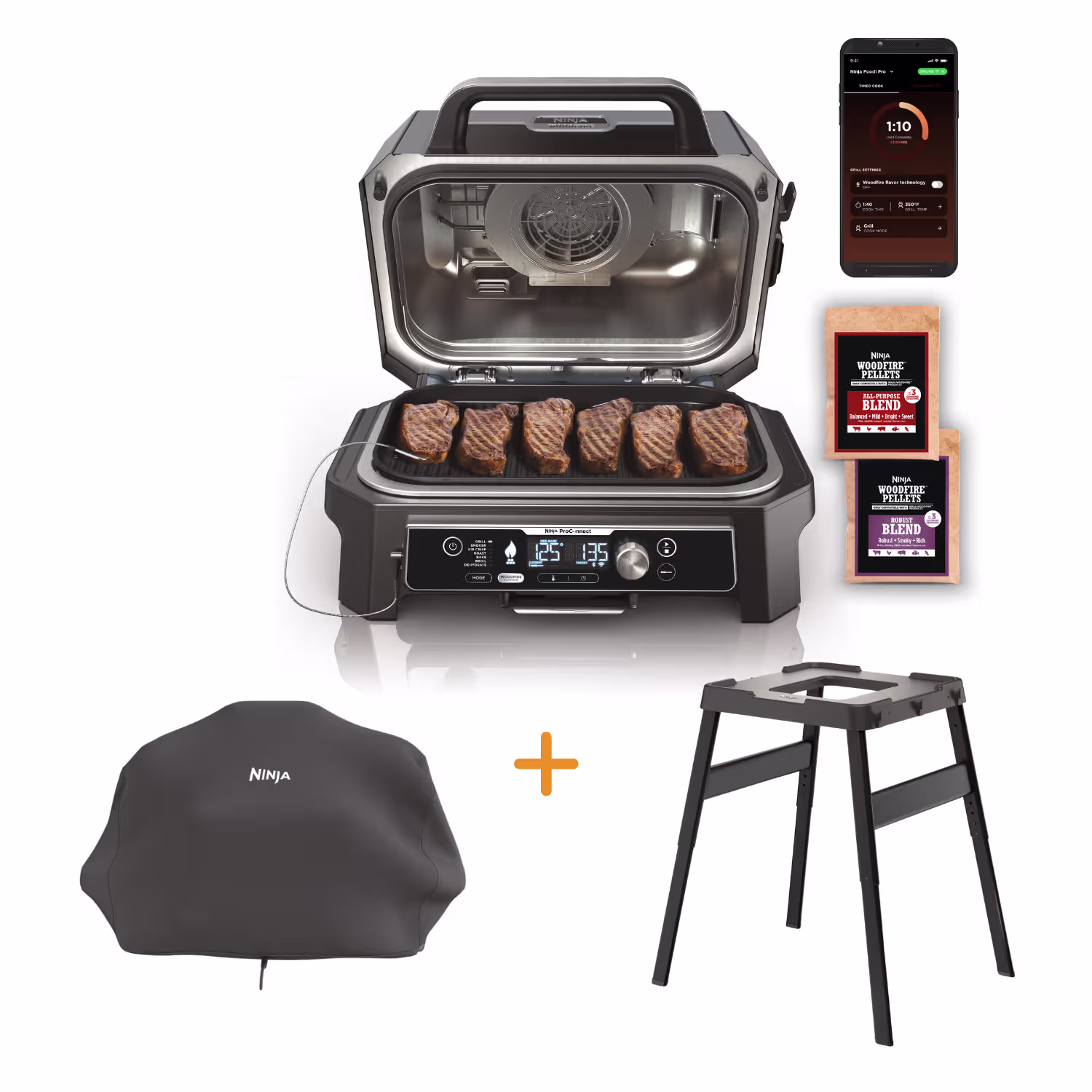 Ninja Woodfire Pro Connect XL Outdoor Grill & Smoker — Catalog Product — SKU SB-61AED4-6332148EB88B02