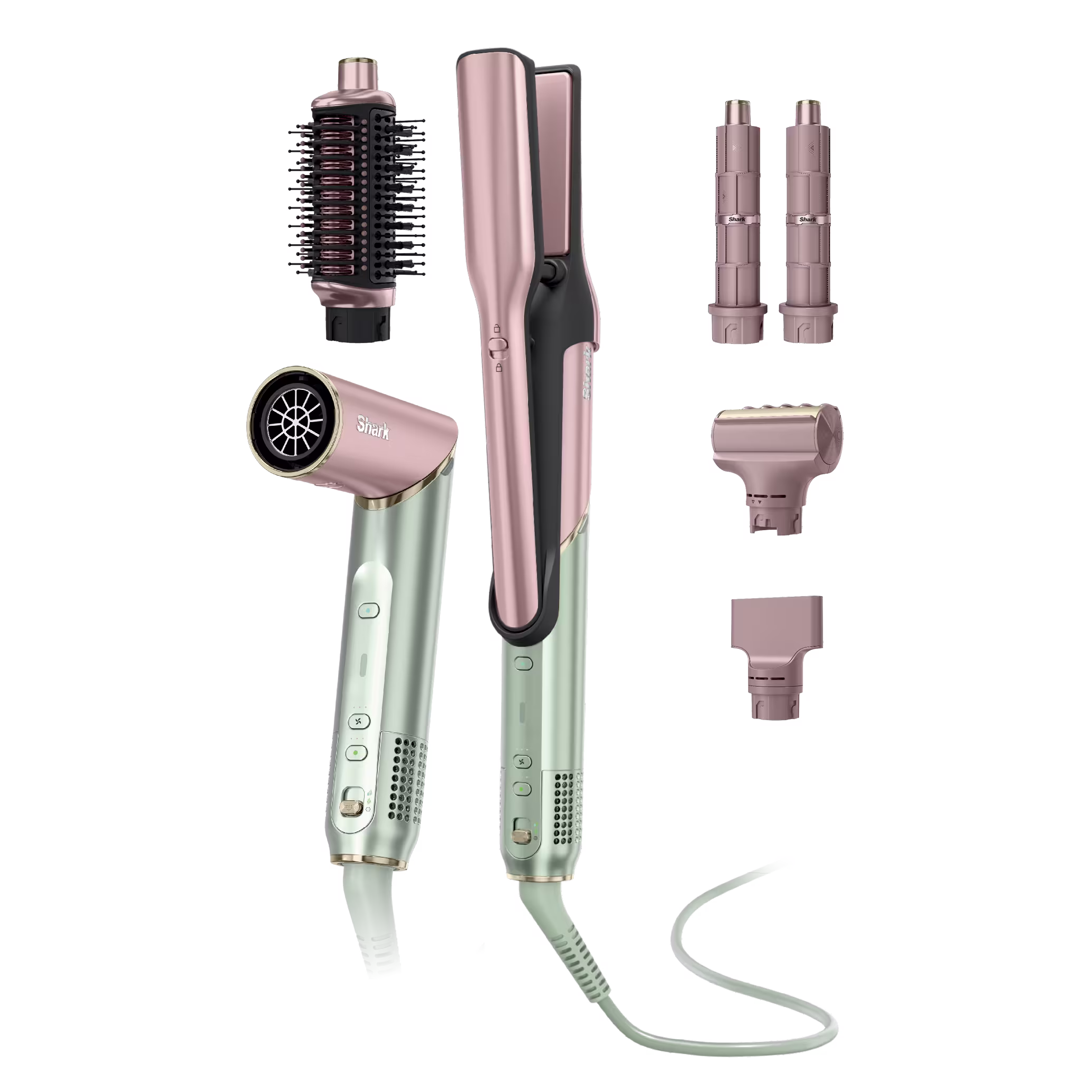 Shark Glam 5-in-1 Air Styler & Dryer in Strawberry Matcha — Catalog Product