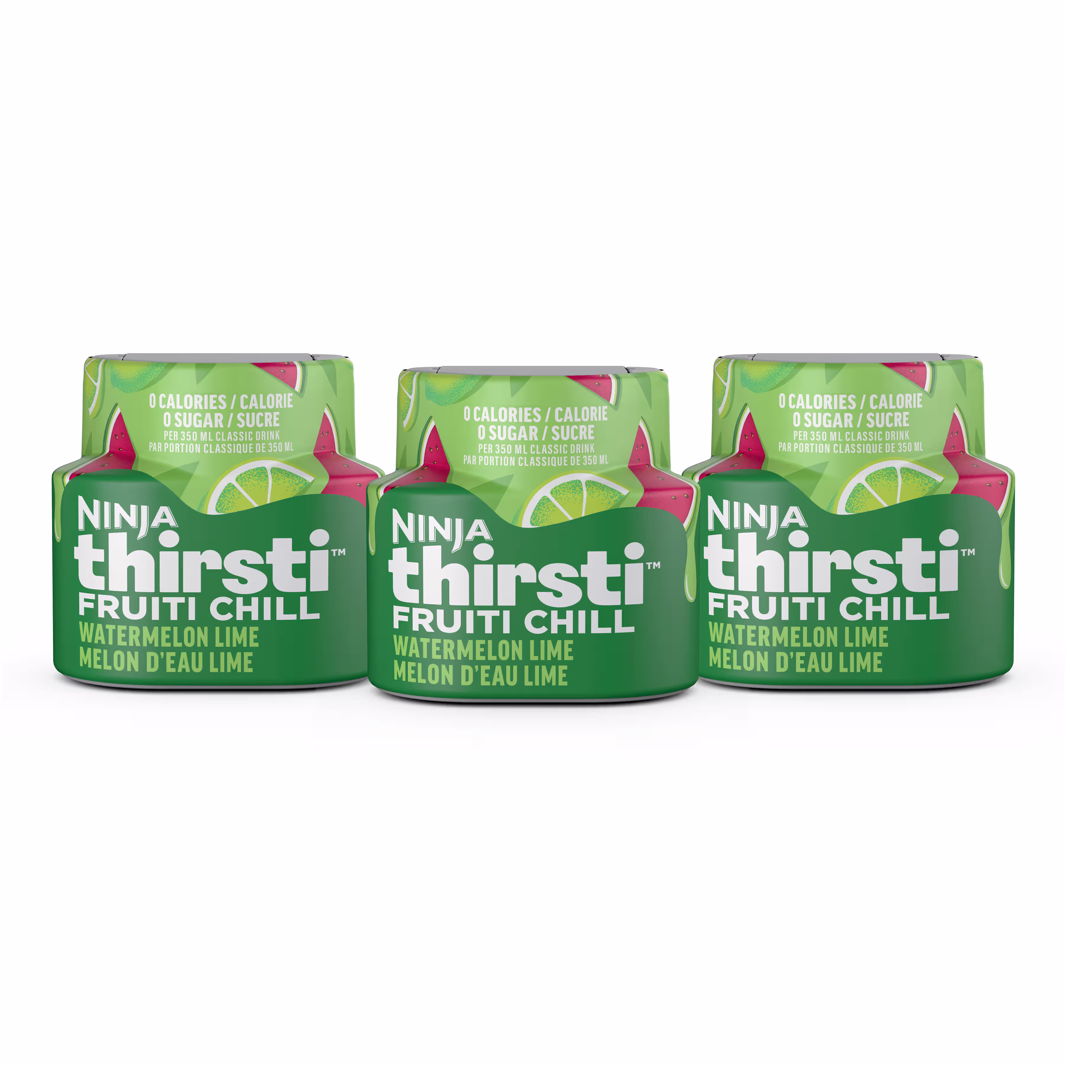 Ninja Thirsti HYDRATE Watermelon Lime Flavoured Water Drops (Sweetened), 3 pack, WCFWTLAMC — Catalog Product