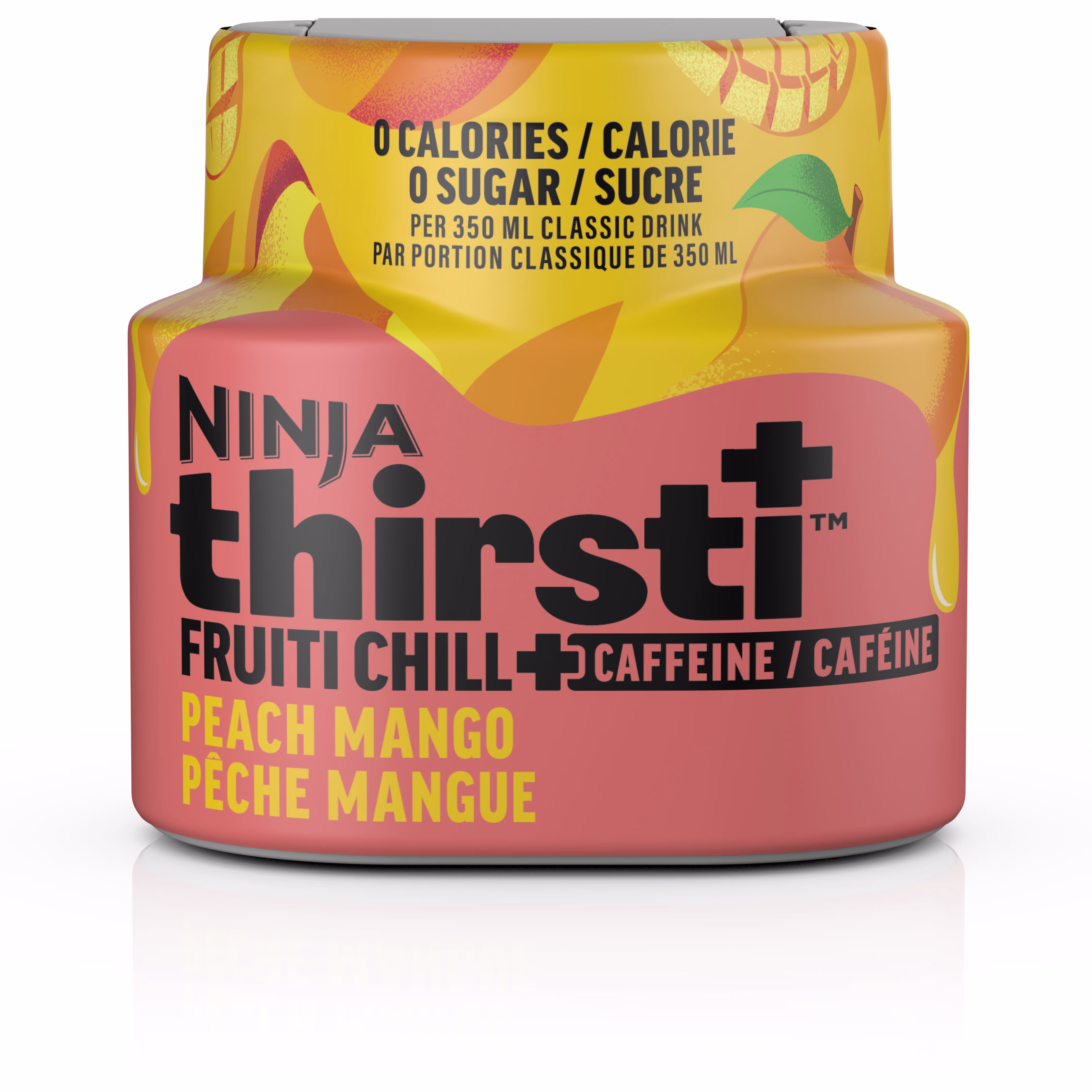 Ninja Thirsti FRUITI CHILL + CAFFEINE Peach Mango Flavored Water Drops — Catalog Product