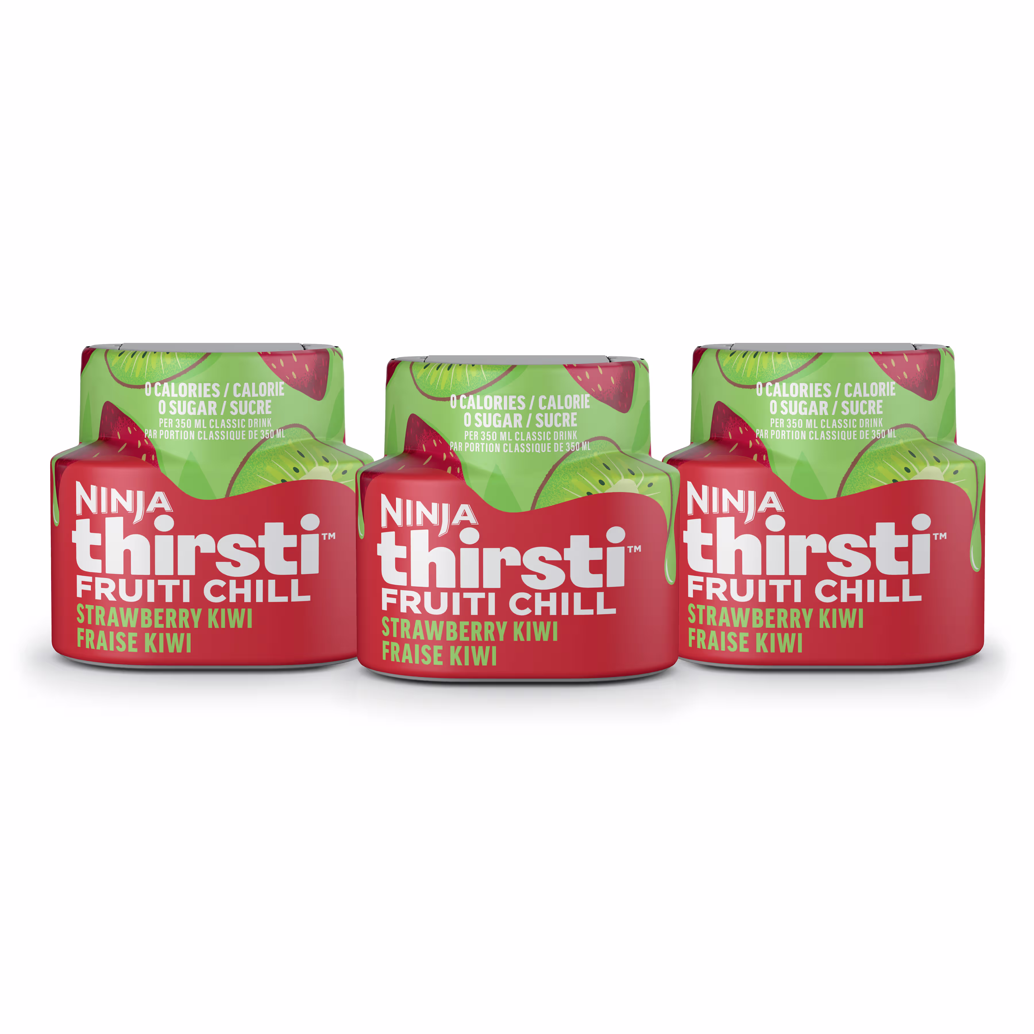 Ninja Thirsti HYDRATE Strawberry Kiwi Flavoured Water Drops (Sweetened), 3 pack, WCFSTKAMC — Catalog Product