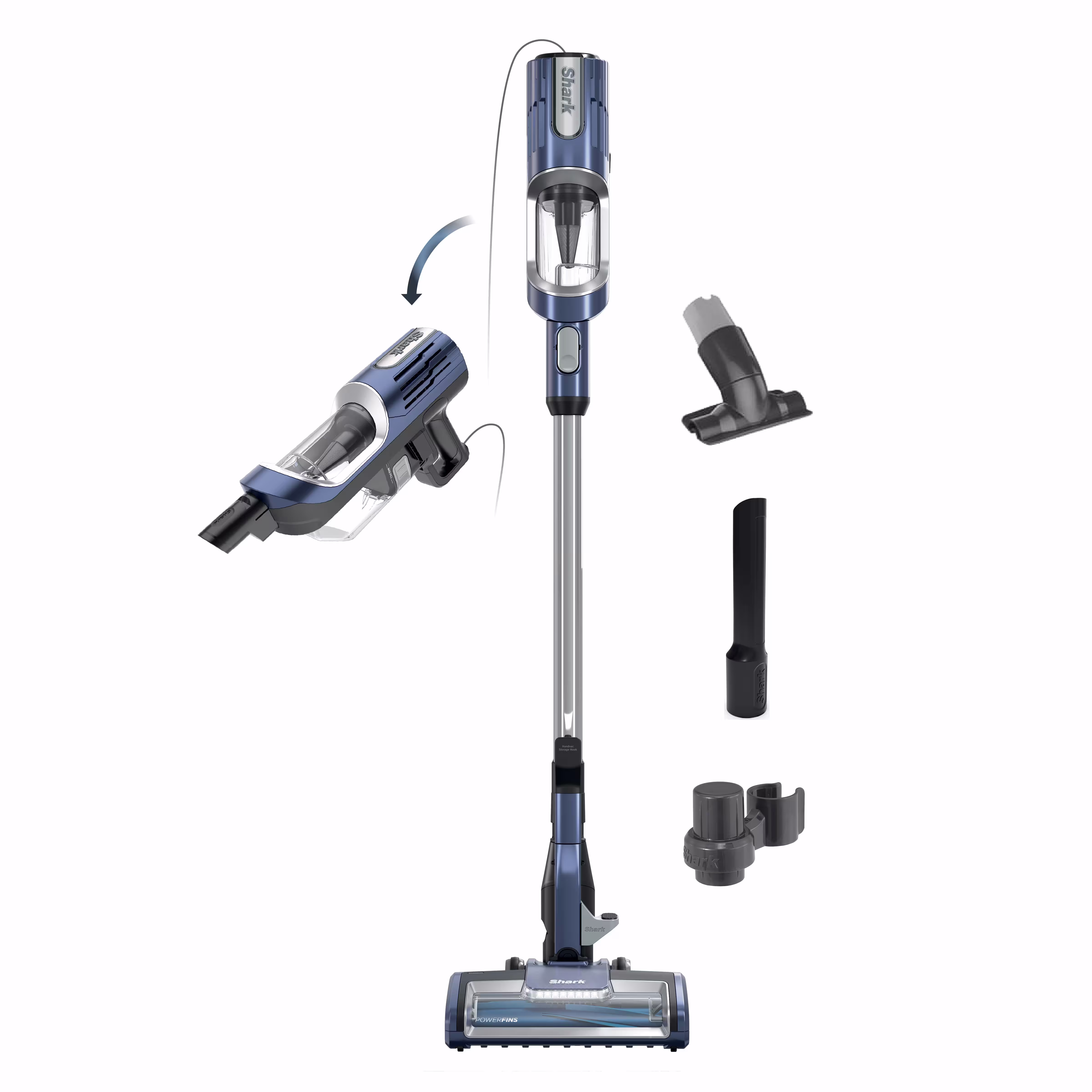 Shark HZ600C UltraLight Pet Pro Corded Stick with PowerFins and Self-Cleaning Brushroll — Wrap