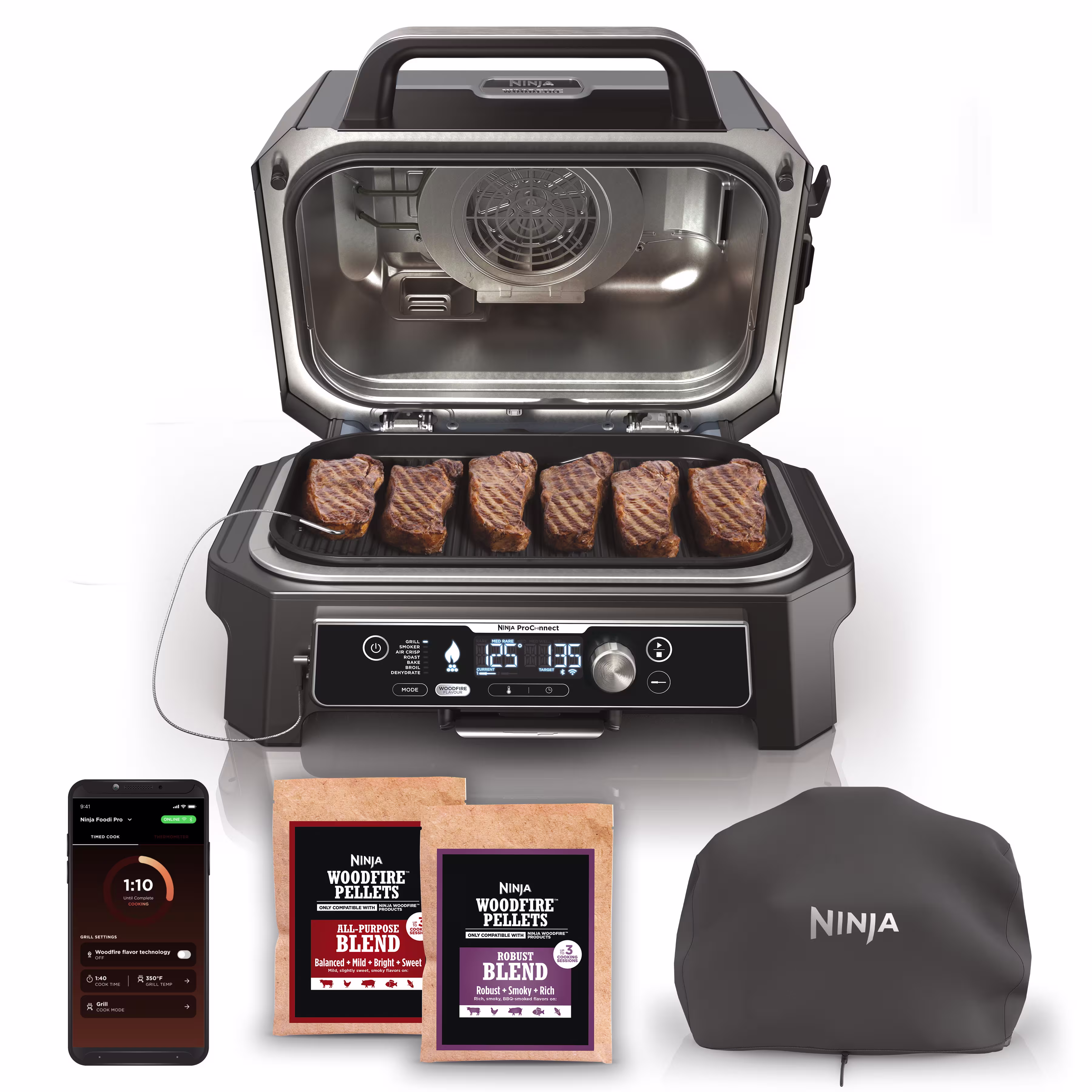 Ninja Woodfire Pro Connect XL Outdoor Grill & Smoker — Catalog Product — SKU SB-61AED4-007DFC3BD0253C