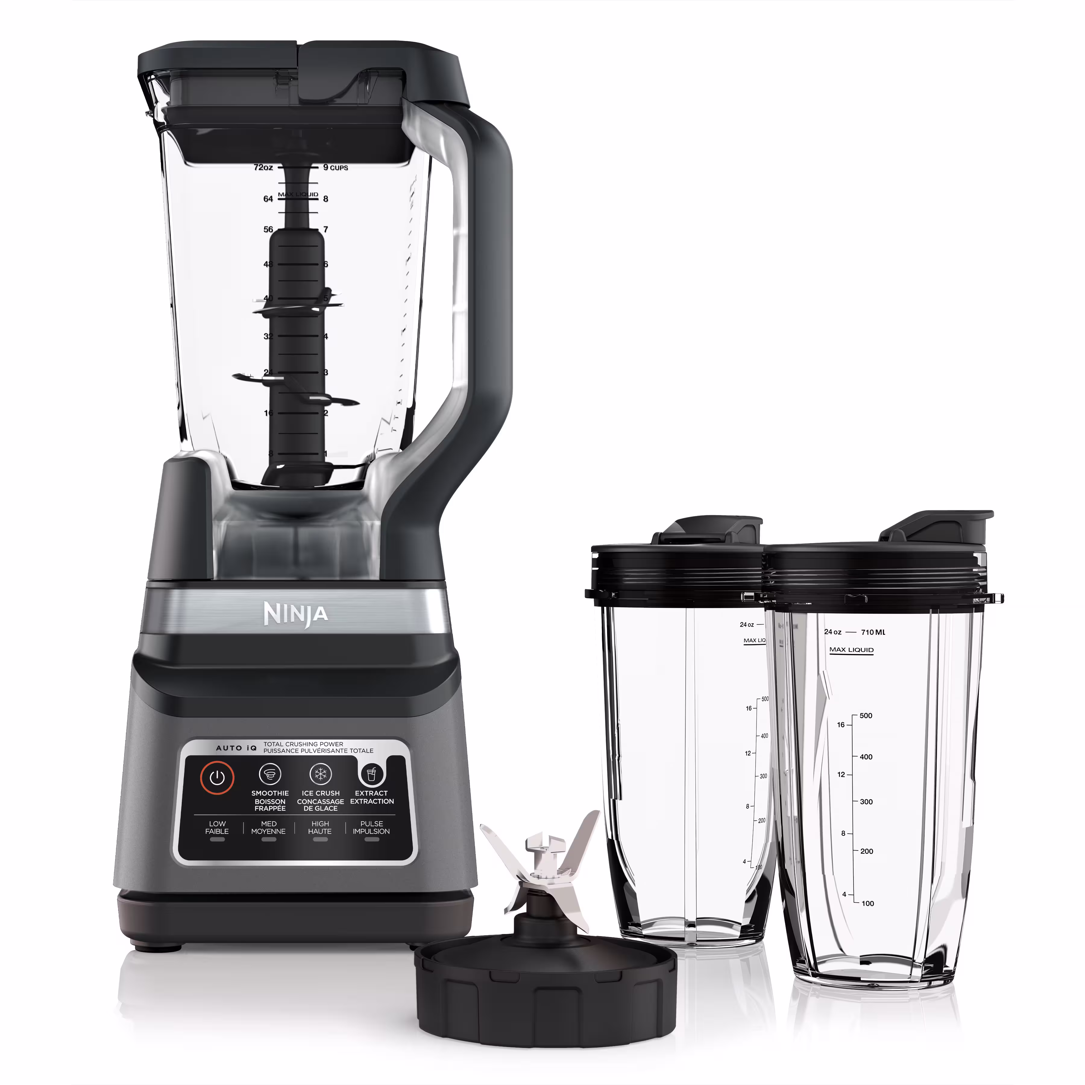 Ninja Professional Plus & Personal Blender DUO with Auto-iQ & Nutri Ninja Cups