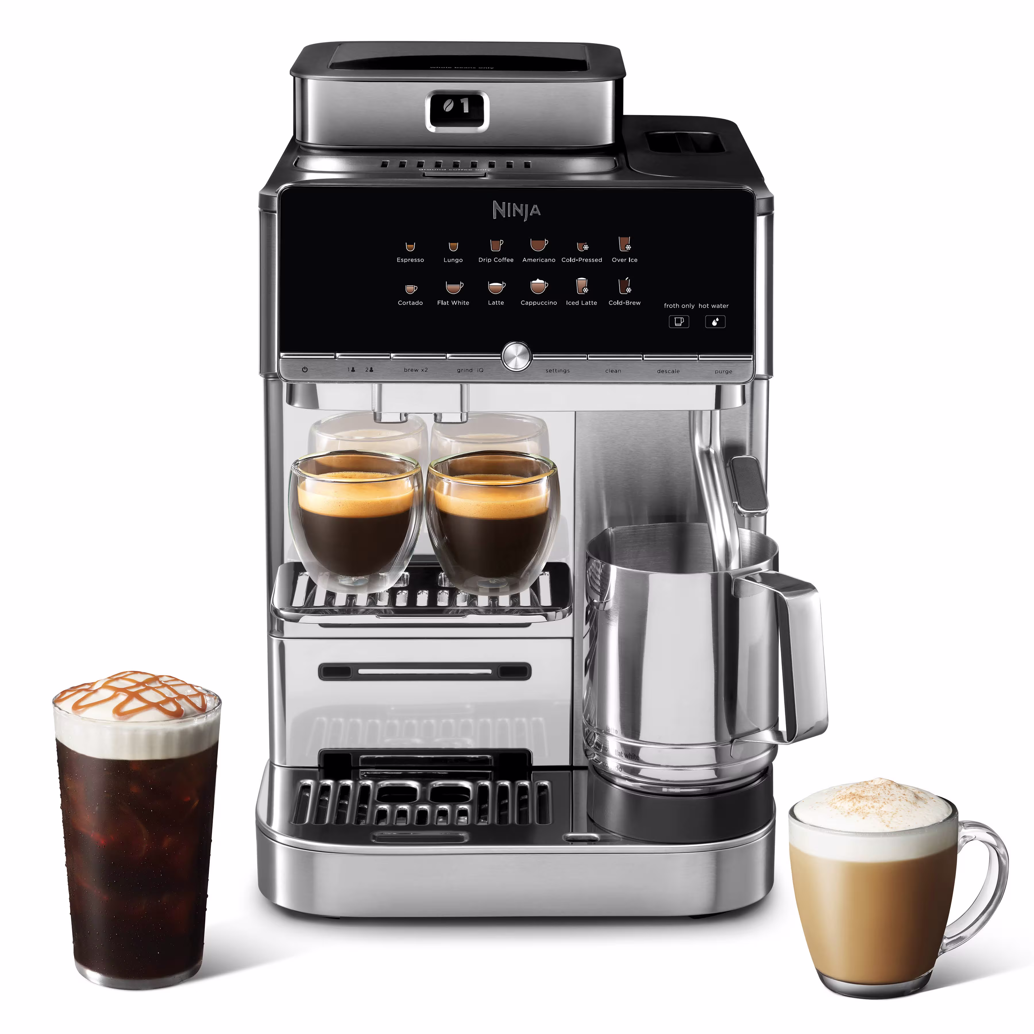 Ninja AutoBarista Pro Fully Automatic Espresso Machine in Stainless Steel — Catalog Product